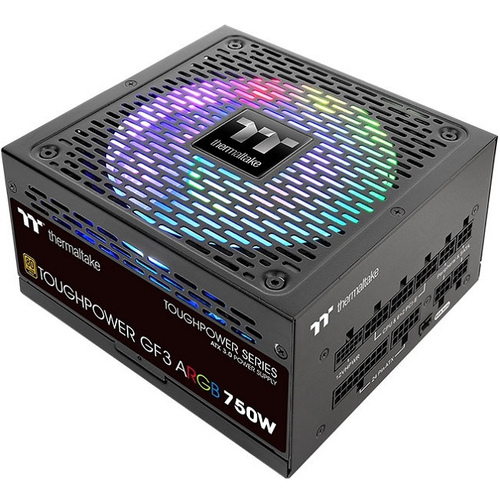 Блок питания Thermaltake 750W Toughpower GF3 ARGB, 16 Pin PCIe 5.0, 80+ Gold (TTP-750AH3FSG-3), (PS-TPD-0750F4FAGE-1)
