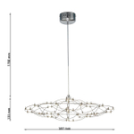 Подвесная светодиодная люстра Favourite Thinner 4305-6P