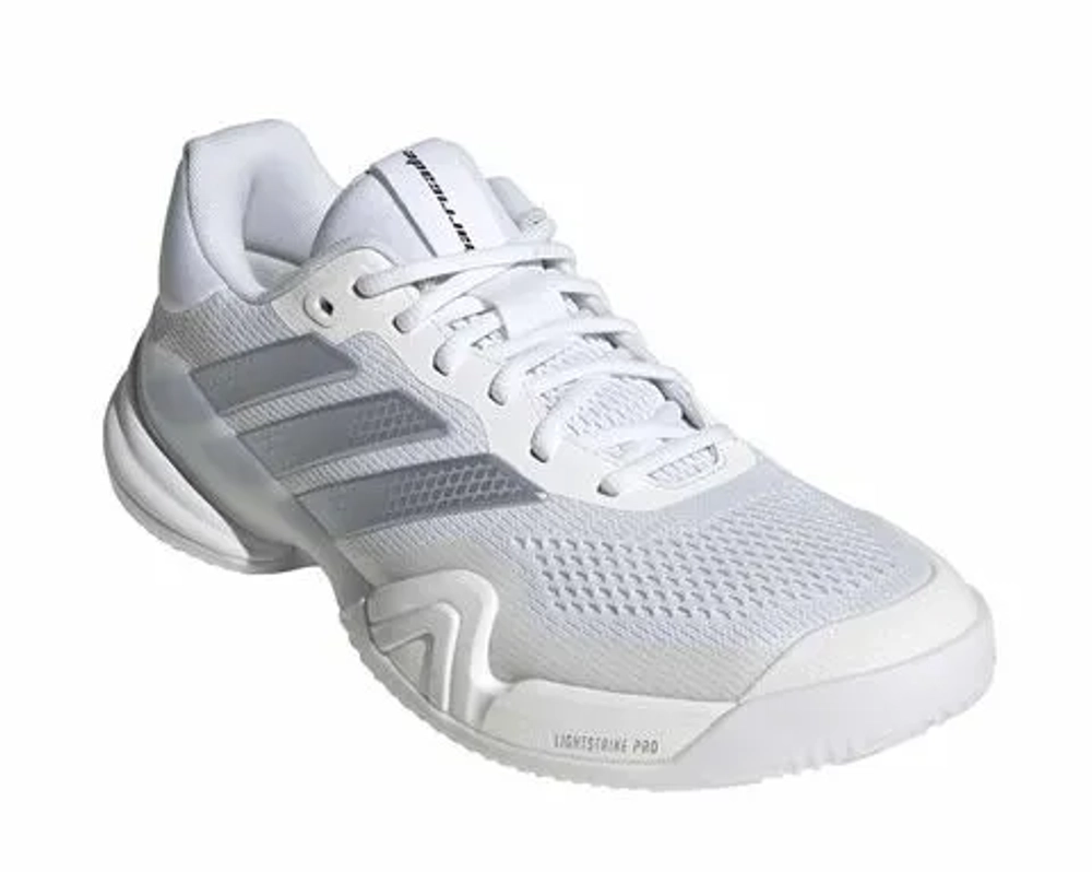 Мужские кроссовки теннисные Adidas Barricade 14 M Clay - cloud white/tech grey metallic/maroon