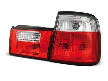 Задние фонари Bmw 5 E34 red white