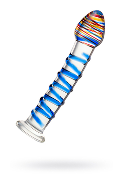 Фаллоимитатор Sexus Glass, стекло, 18 см