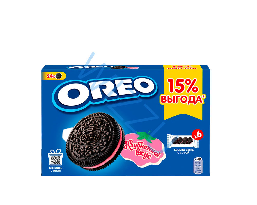 Печенье OREO Клубника 228гр