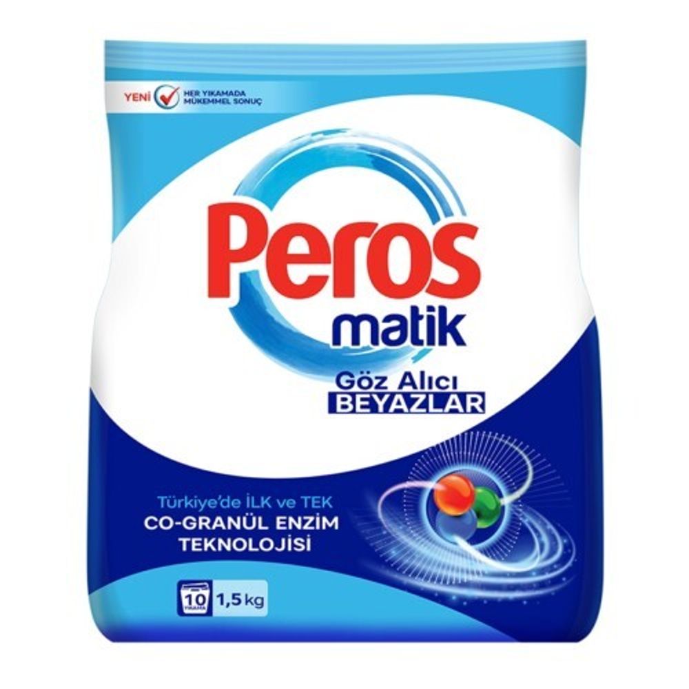 Стиральный порошок PEROS Для белого белья 1,5кг