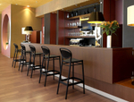 Стул пластиковый барный, Siesta Contract Marcel Bar 75, черный