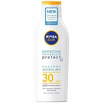 Солнцезащитный лосьон Nivea Sun Sensitive, SPF 30, с маслом жожоба, соком алоэ и витамином Е, 200 мл (Германия)