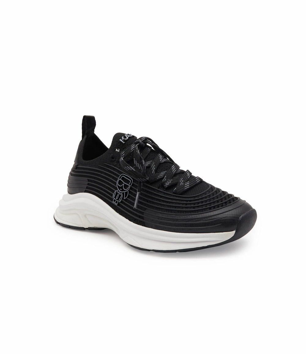 Кроссовки LUX FINESSE Plexikonic Pull On Karl Lagerfeld - черный(KL63160)