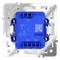 Проходной переключатель одноклавишный Voltum S70 Белый глянцевый VLS010301