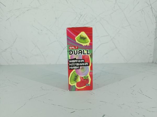 Купить Жижа Duall Salt - Жвачка клубника, киви 30 мл
