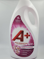 Жидкий порошок ДЛЯ СТИРКИ A+ New Generation Technology fresh flowers 4,5 л (Испания)