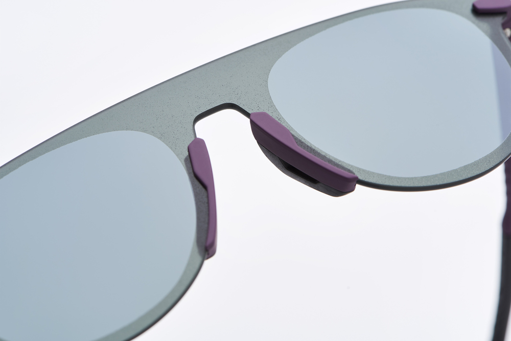 Спортивные очки 100% LEGERE COIL Soft Tact Deep Purple - Black Mirror Lens