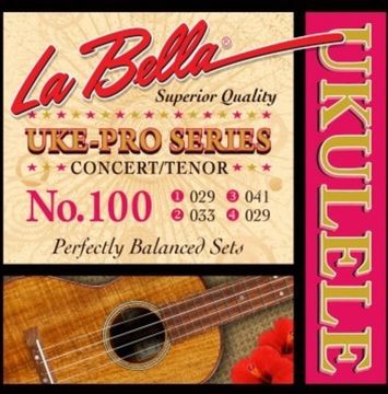Струны для укулеле тенор LA BELLA Set 100 Tenor/Concer