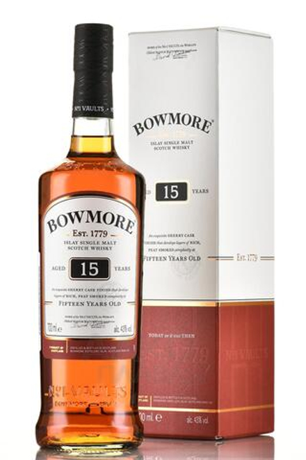 Виски Bowmore 15 Years Old, 0.7 л.