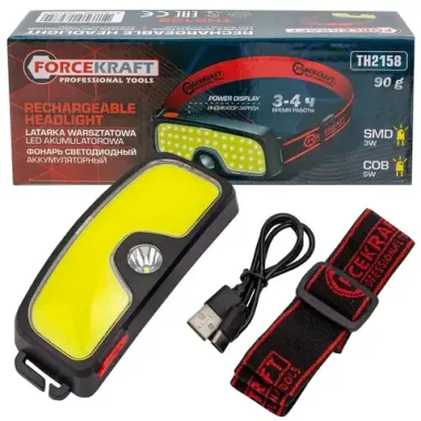 Фонарь светодиодный аккумуляторный FORCEKRAFT FK-TH2158