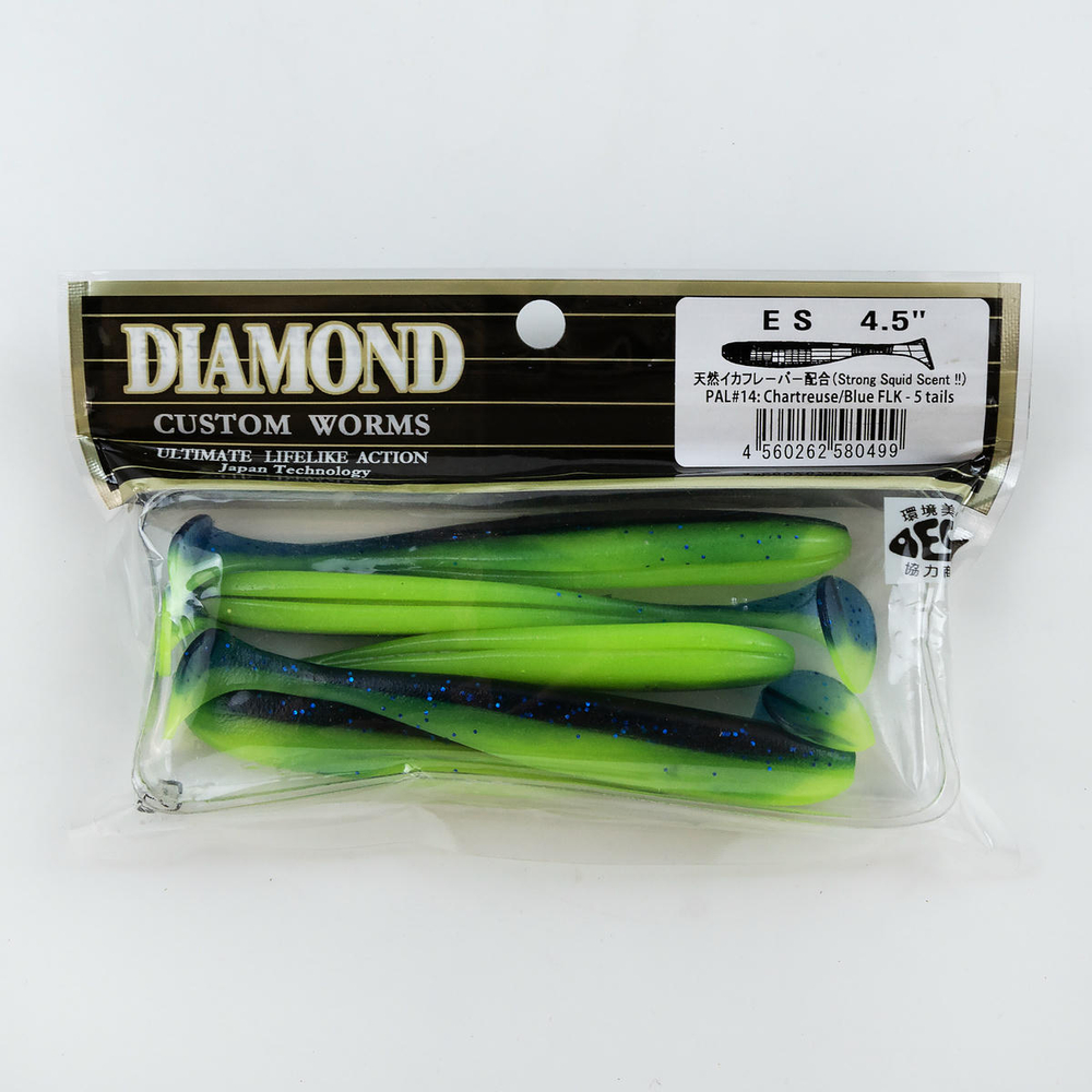 Силиконовая приманка DIAMOND ES 4.5" (5шт/уп)