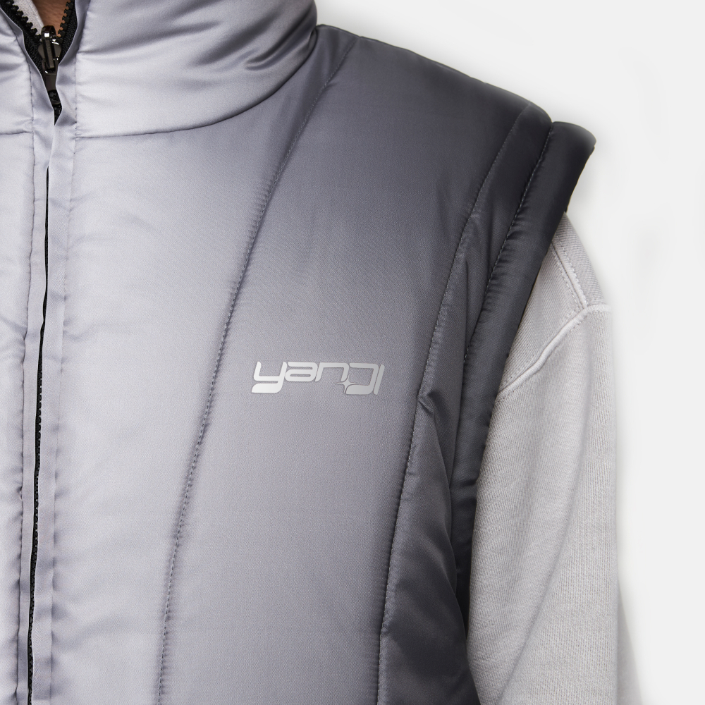 BLACK GRADIENT VEST