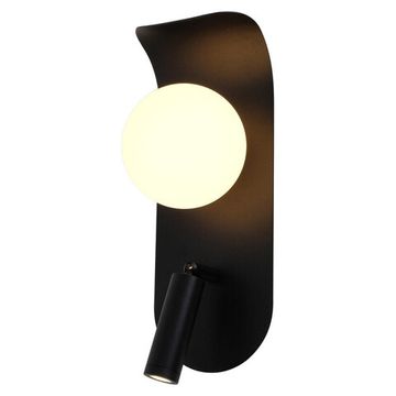 Светильник настенный (Бра) LED 1*G9 + 8W 3000K APL.345.01.02 черный Zofka Aployt