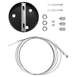 Светильник LED ЭРА Geometria SPO-151-B-40K-030 Delta 30Вт 4000К 3000Лм IP40 черный подвесной драйвер внутри | Декоративные светильники Geometria
