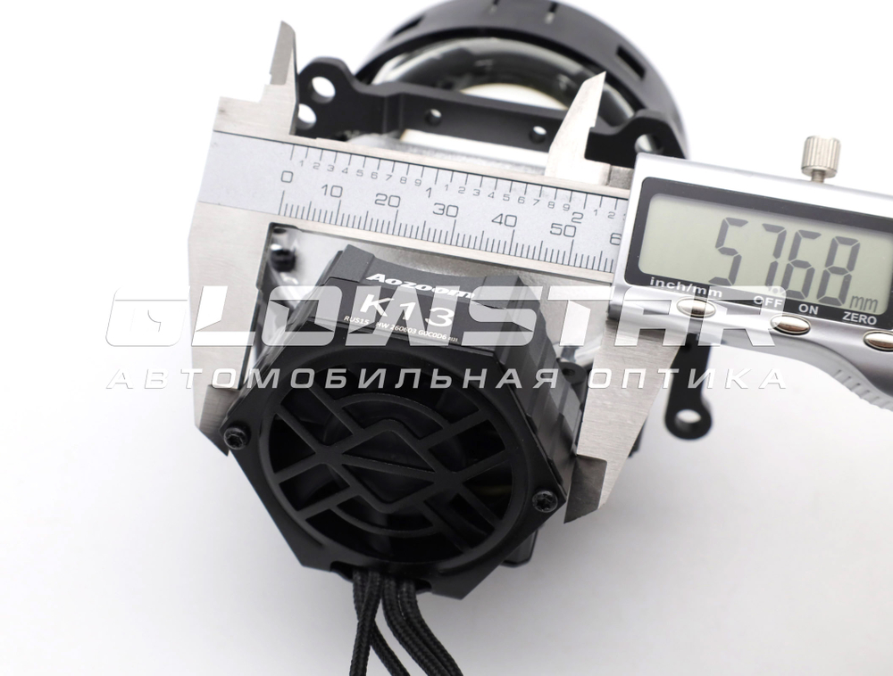 Билед модули Aozoom K13 3.0 дюйма, 2 чипа, 6000K, 12V 52/57W 4300/4600Lm (комплект, 2шт)
