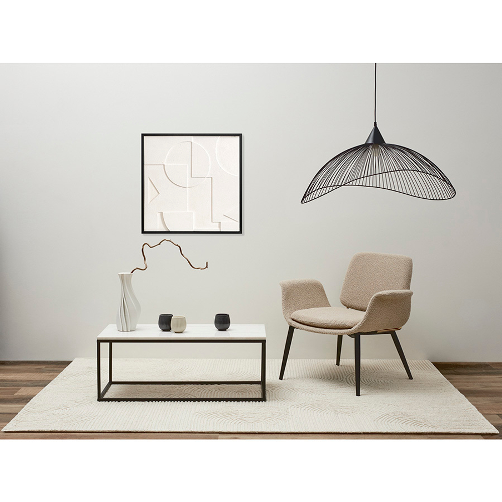 Панно декоративное с эффектом 3d minimalism, с черной рамой, 60х60 см