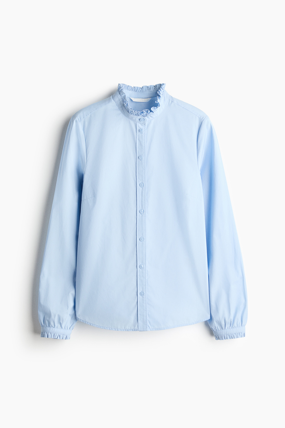 Блузка с оборками и пуговицами спереди - H&M