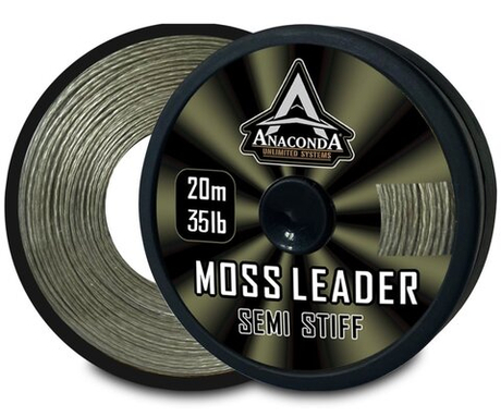 Шок-лидер плетёный Anaconda Semi Stiff 35 Lb, 20 м
