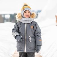 Снуд из смесовой шерсти "Жемчуг"