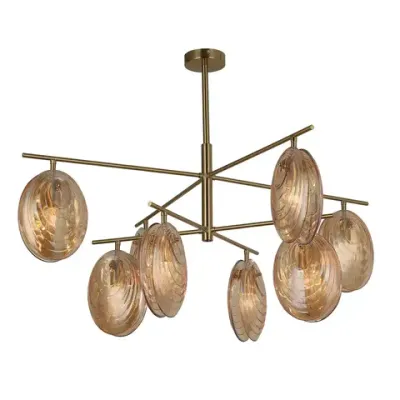Потолочная люстра Media 4485-8C, 8*E14*60W. ТМ F-Promo