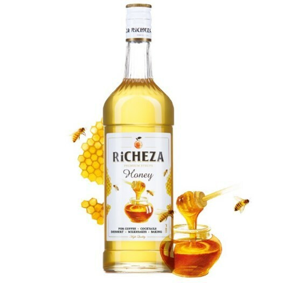 Сироп RiCHEZA Мёд стекло (1л)
