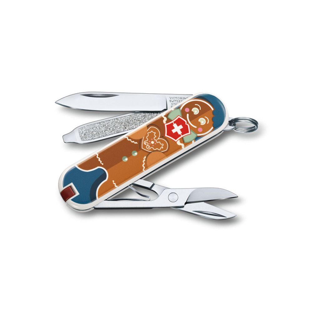 Нож Victorinox Classic LE2019 Gingerbread Love 7 функций (0.6223.L1909)