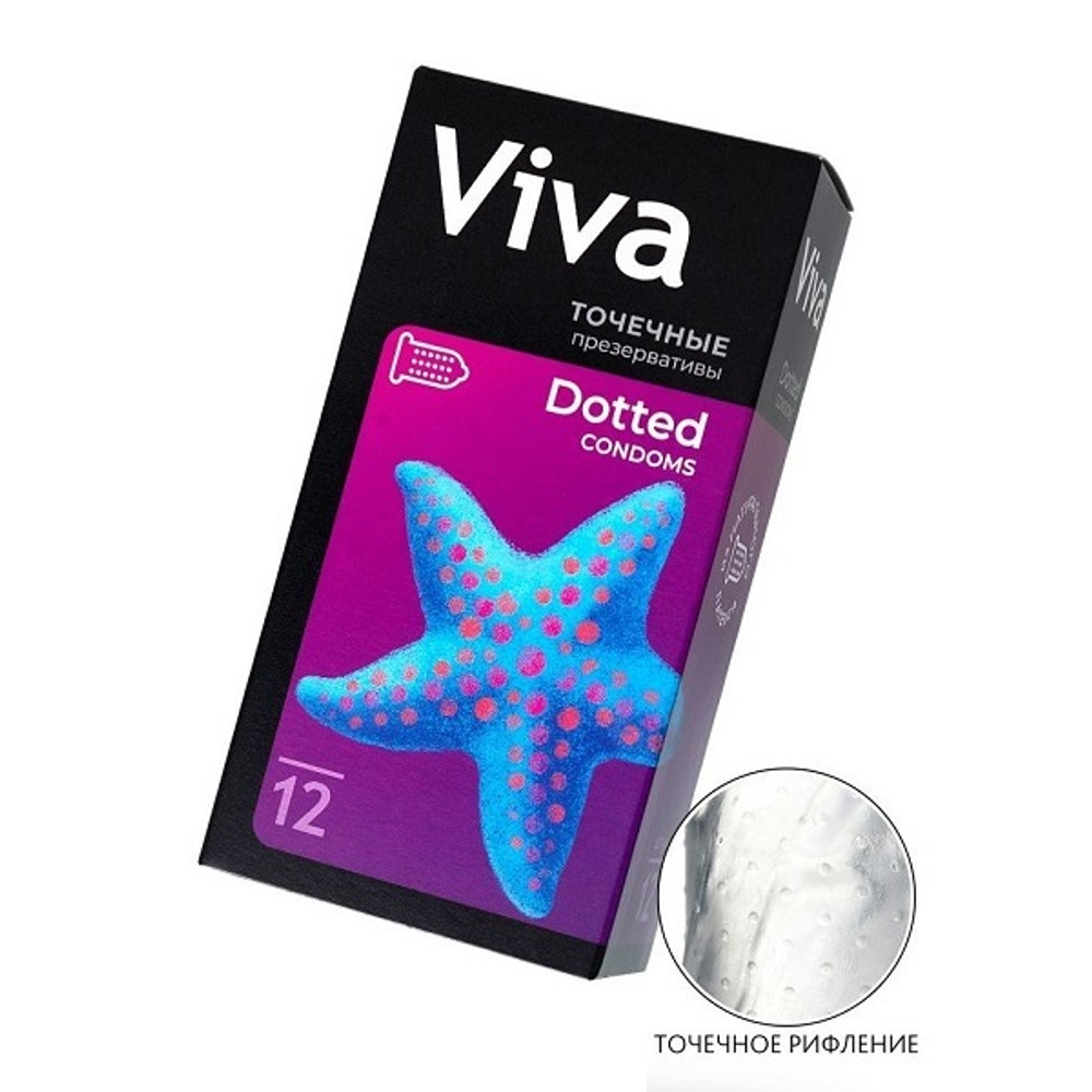 Презервативы с точечками VIVA Dotted