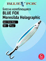 Блесна рыболовная колеблющаяся Blue Fox Moresilda Holographic 18, 7,5 см, 18 г, Copper Black 04