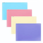 Zip-пакет пластиковый B5, Fizzy Pastel, разноцветный принт (Erich Krause)