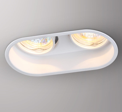 370564 SPOT NT19 578 белый Встраиваемый светильник IP20 GU10 2*50W 220-240V CLOUD