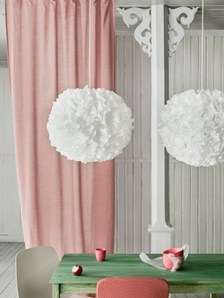 IKEA VINDKAST  (ИКЕА ВИНДКАСТ)  -  Лампа подвесная - белый 50 см