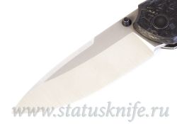 Нож CKF/Yeti Chimera Химера collab (M390, Титан, Карбон, Zircuti)фотография - 3