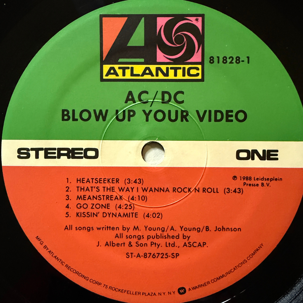 AC/DC - Blow Up Your Video (США 1988г.)