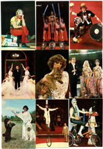 Календарики карманные 26 штук. Цирк 1983 - 1989 гг.