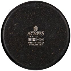 КОВШ AGNESS "ЧЕРНОЕ ЗОЛОТО" 12X08 СМ 0,75 Л АНТИПРИГАРНОЕ ПОКРЫТИЕ
