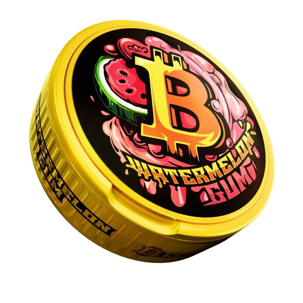 BITCOIN WATERMELON GUM (200 МГ) - АРБУЗНАЯ ЖВАЧКА