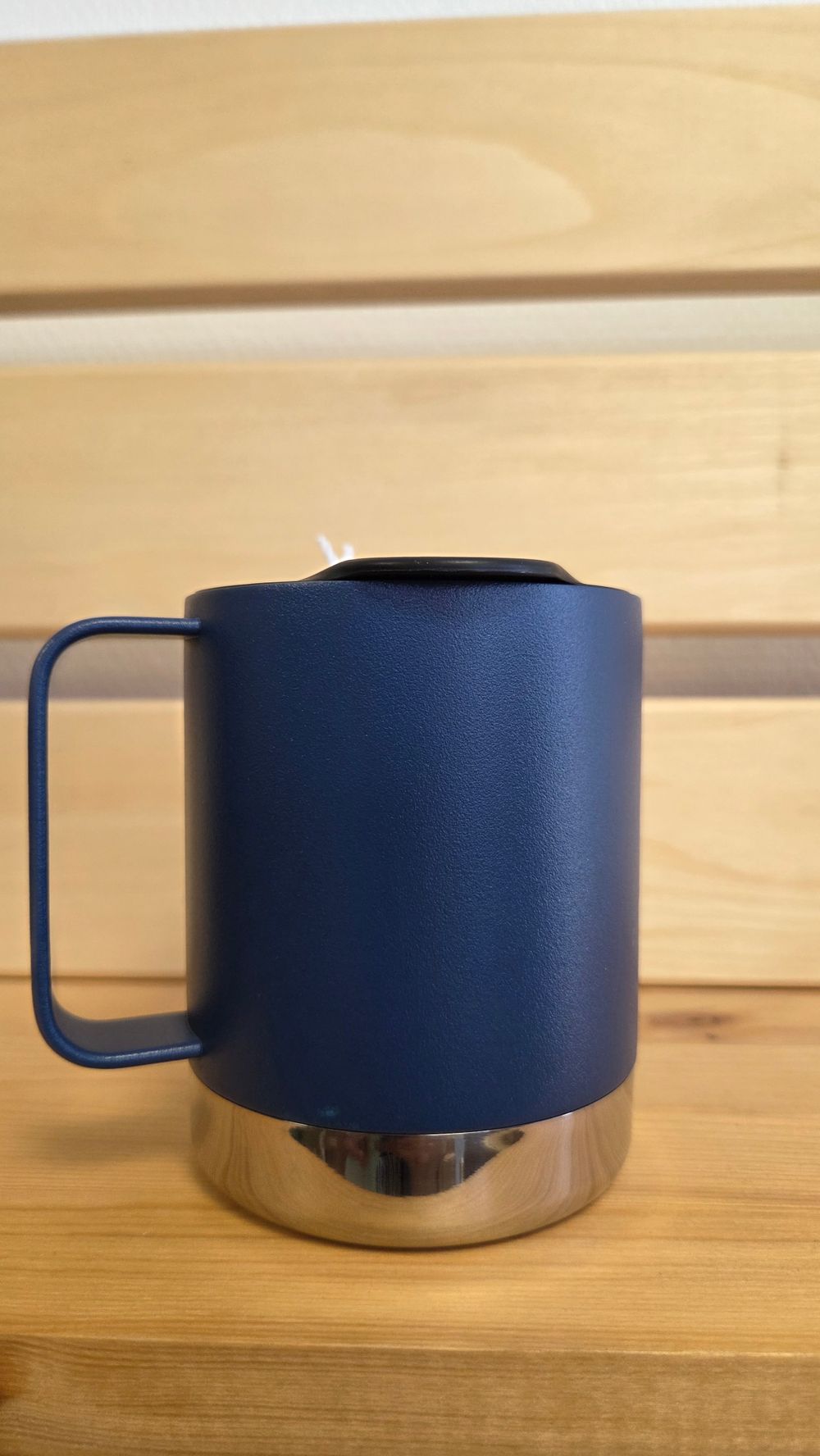 Термокружка Klean Kanteen Camp Mug 12oz (355 мл) Dark Denim (витринный образец, потертости)