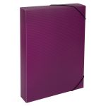 Короб архивный пластиковый 50 мм, 1 шт, Prisma neon A4 эффект 3D, пурпурный, Expert Complete ЕС240441022