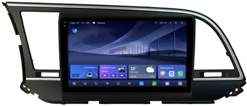 Магнитола для Hyundai Elantra 2016-2018 - Kuberg QLed+2K, Android 14, TS105, Быстрейшая, CarPlay, SIM-слот