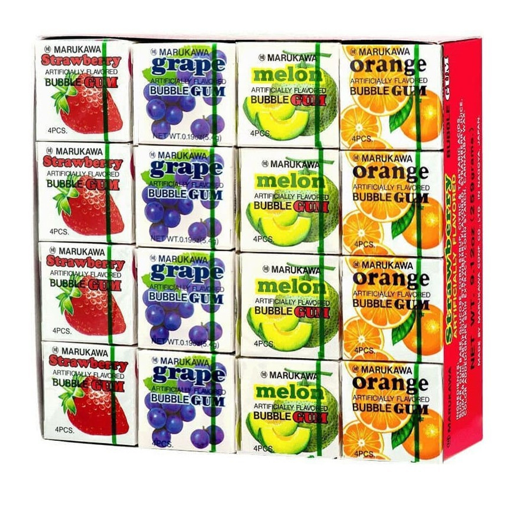 Жевательная резинка Marukawa Дыня Bubble Gum Melon 4 шт 5,4 г