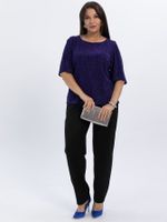 Блуза праздничная Ты ослепляешь! (азуритовый иней) Б16486-13М LT Collection