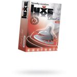 Презерватив Luxe (Чертов хвост, 1 шт) (Цвет: прозрачный с красным)