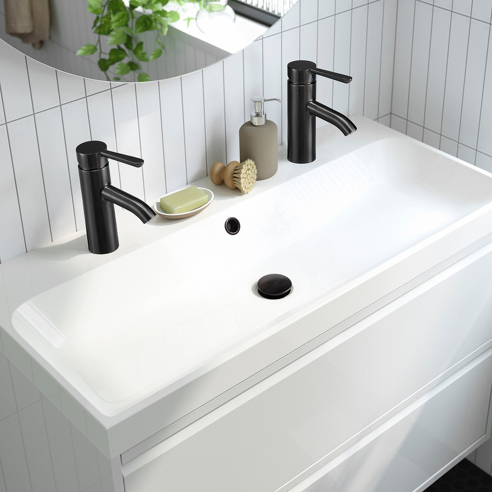 IKEA DALSKÄR  (ИКЕА ДАЛСКЭР)  -  Смеситель для раковины - черный