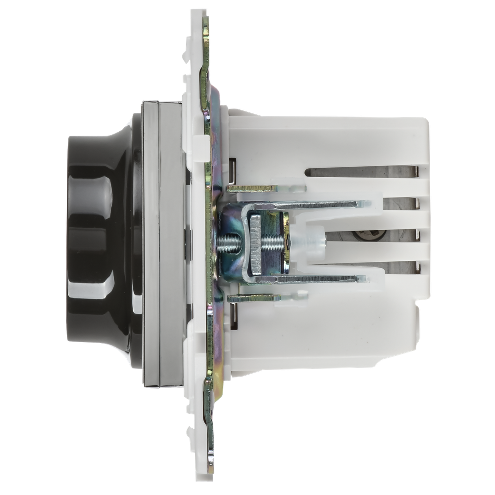 SKANDY Светорегулятор поворотный 600Вт SK-D01N металл никель IEK