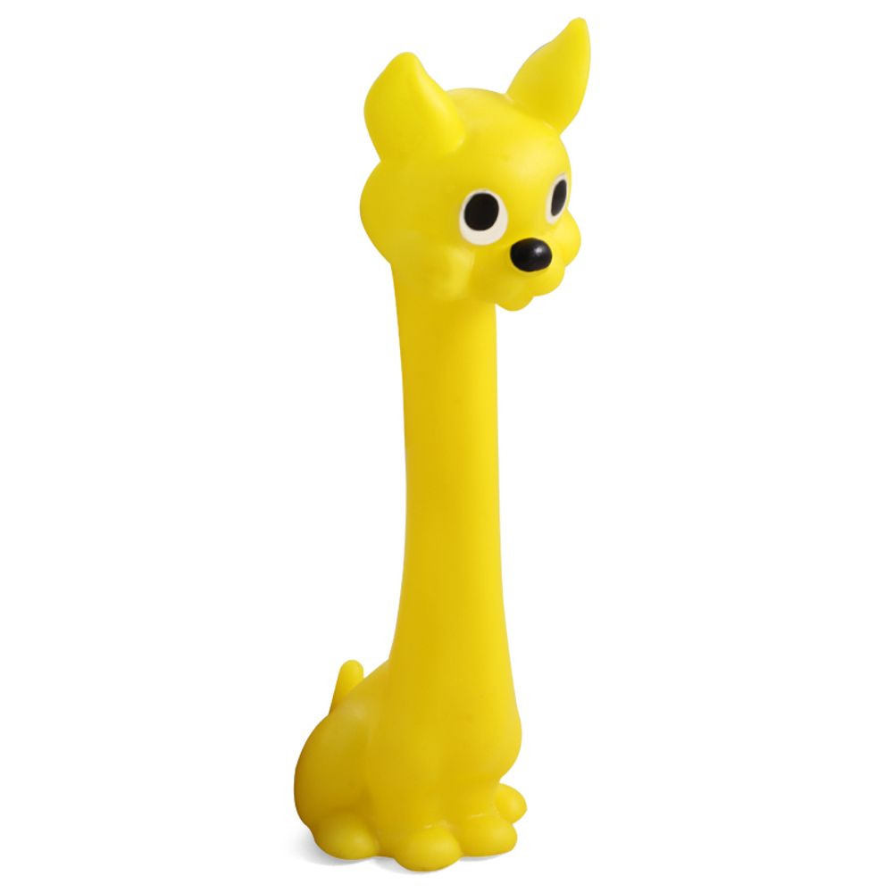 Игрушка для собак из винила с пищалкой "Кошка - длинная шея", Triol, 195мм Игрушка для собак из винила с пищалкой "Кошка - длинная шея", Triol, 195мм