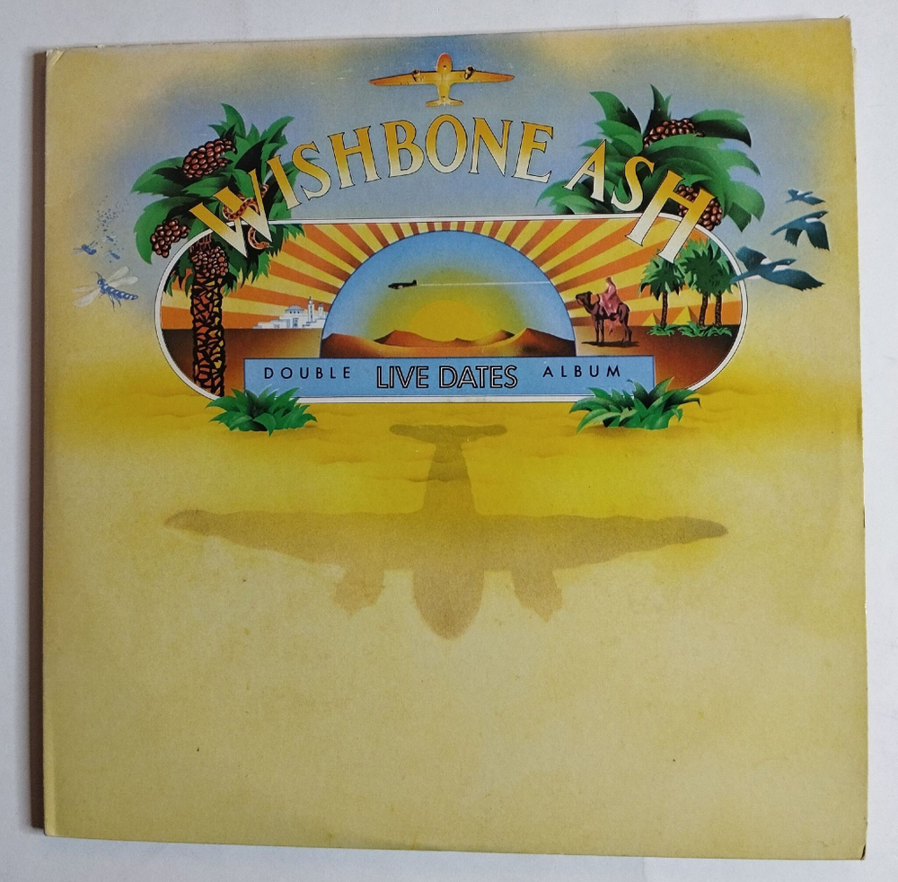 Винтажная виниловая пластинка LP Wishbone Ash Live Dates (USA 1973)