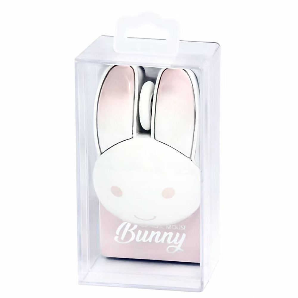 Мышь беспроводная беззвуч. Smartbuy Bunny 315AG-BU (SBM-315AG-BU) бело-розовая